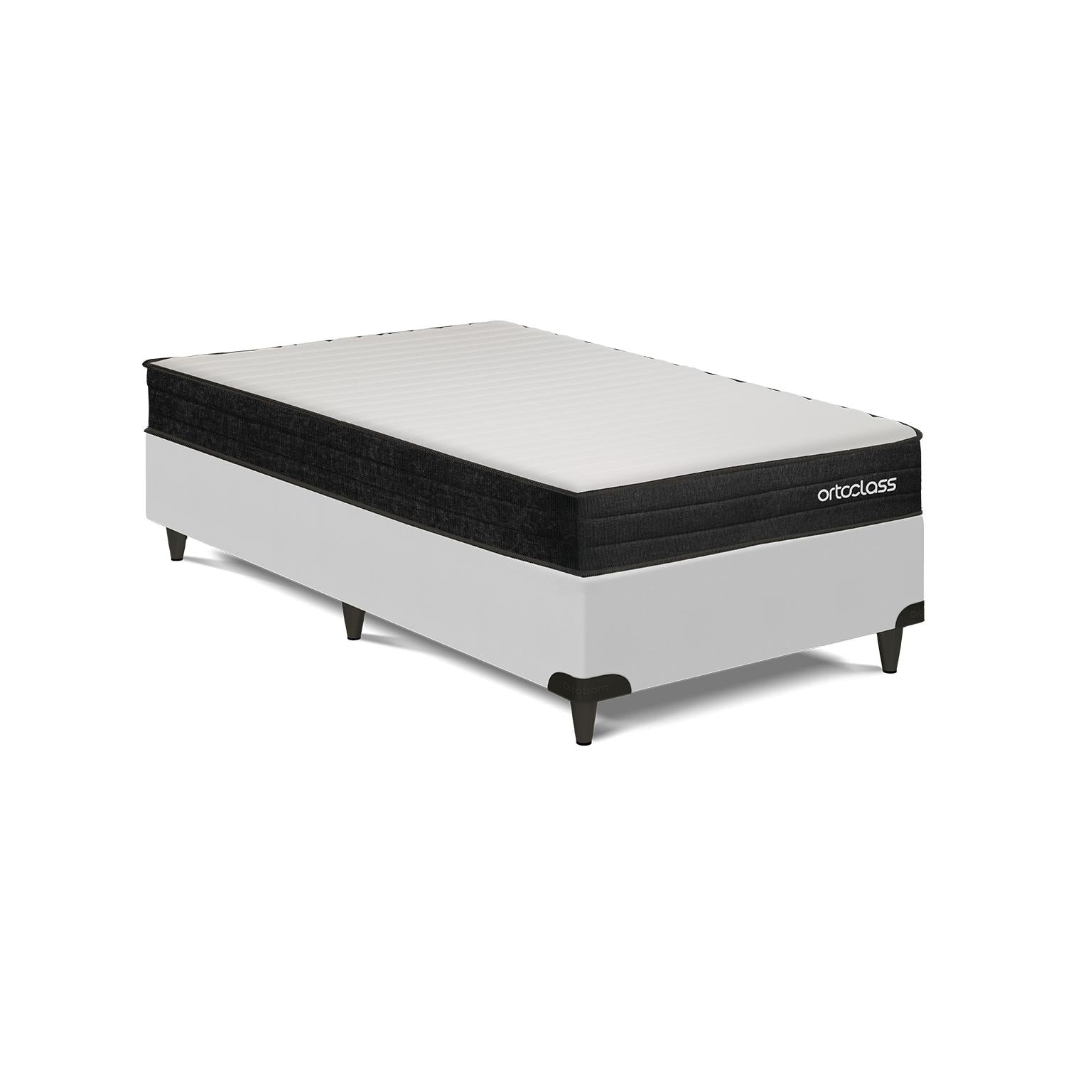 メロディポニーハウス PCA 5415 Cama Box e Colchão Poli D45 - Solteirão(108x198)- Ortoclass