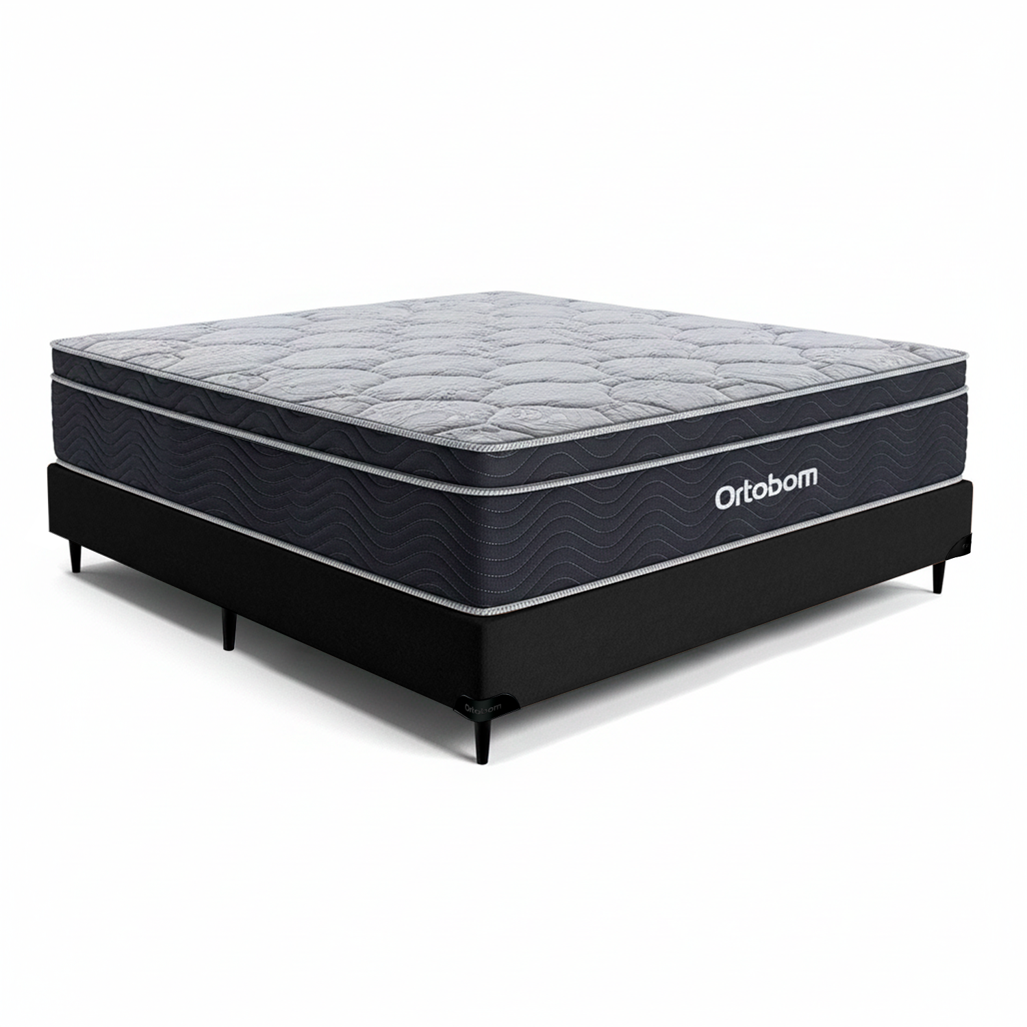 Cama Box Ortobom Elegant Molas Ensacadas (138x188x64)