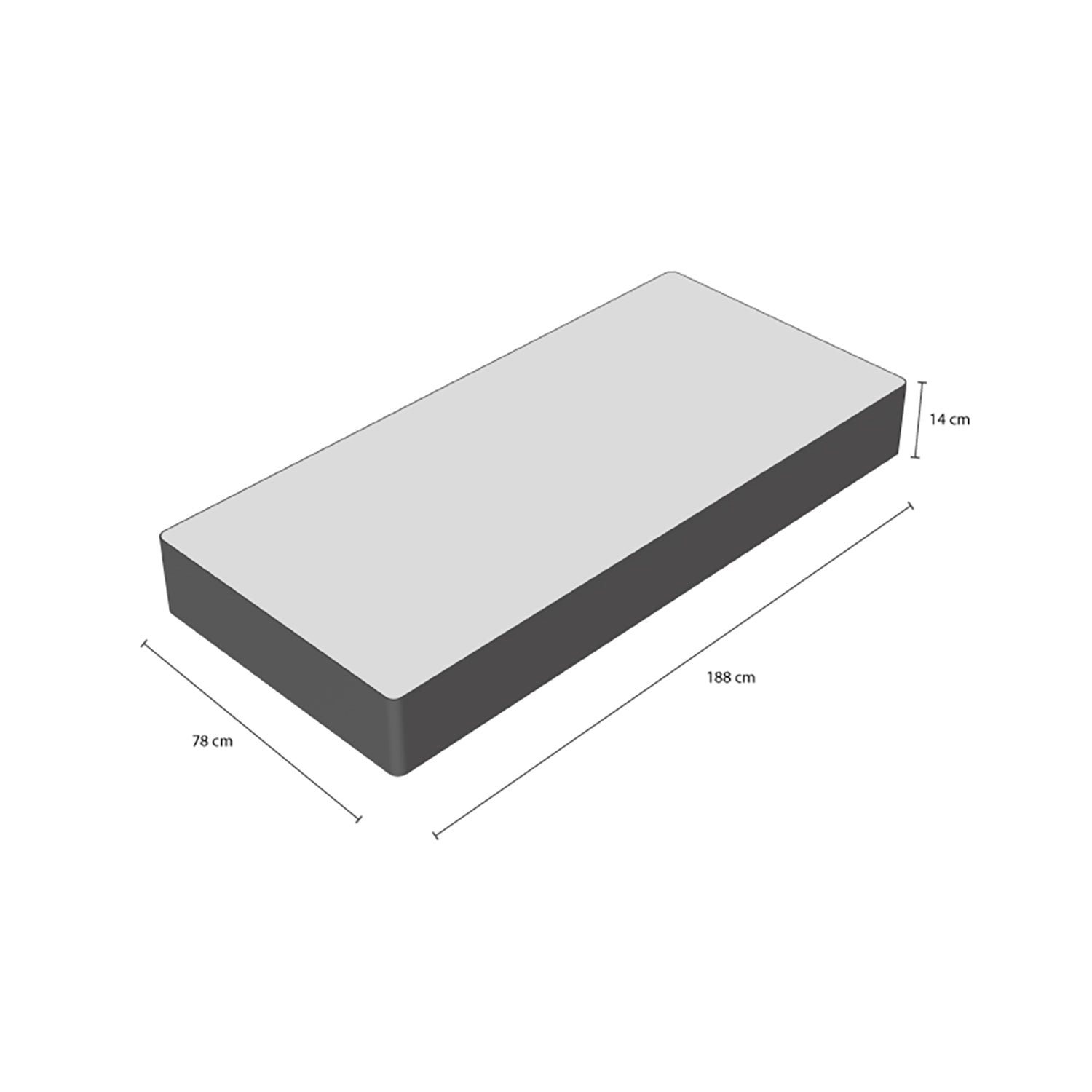 Colchão Ortoclass D33 – Solteiro(78x188x14)
