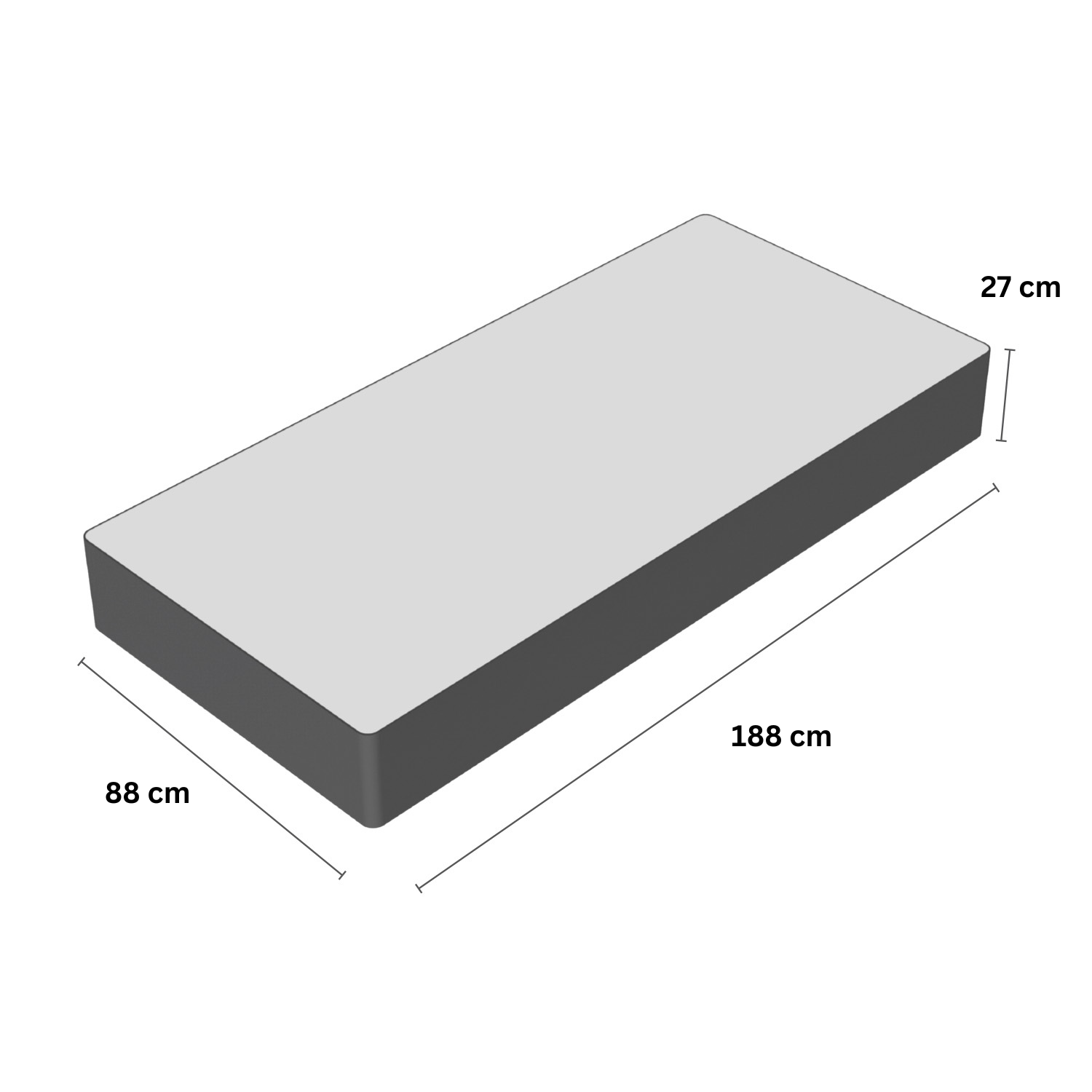 Colchão Orthotel Luxo – Solteiro (88x188x27) - Ortobom