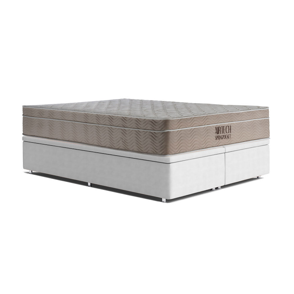 Cama Baú Ortobom e Airtech Molas ensacadas  (158x198x64)