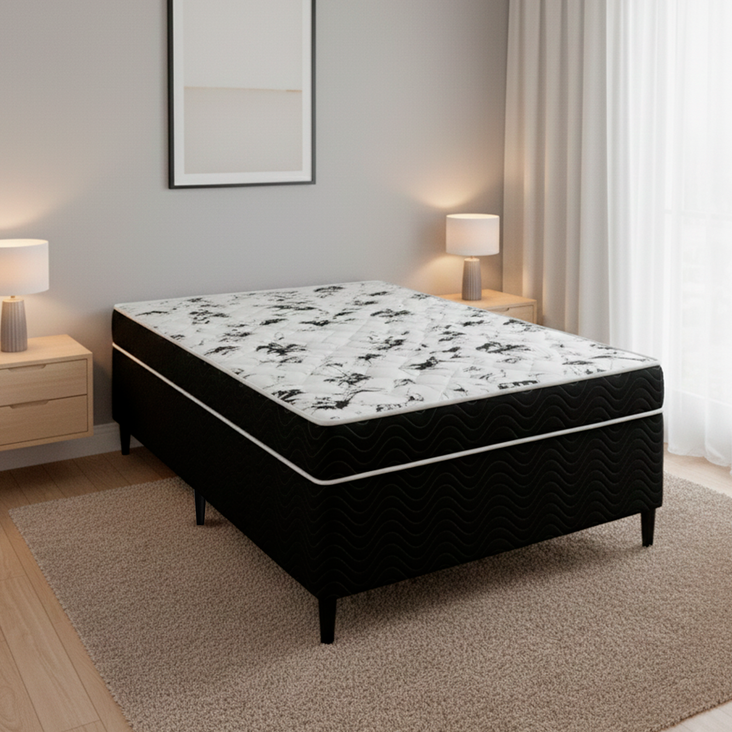 Conjugado Union Ortopedic Casal (138x188x43) - Ortobom