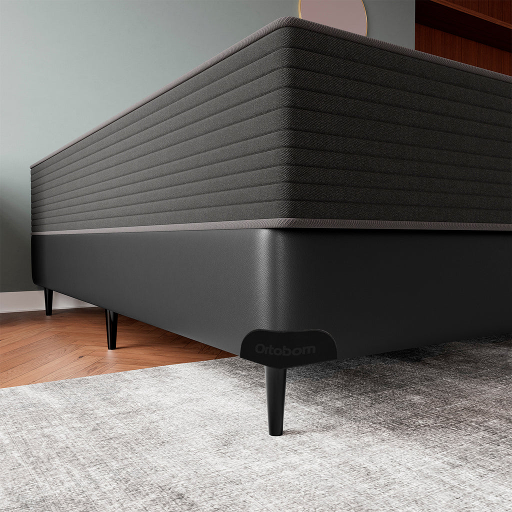 Cama Box Ortobom Elegant Molas Ensacadas Solteiro (88x188x64