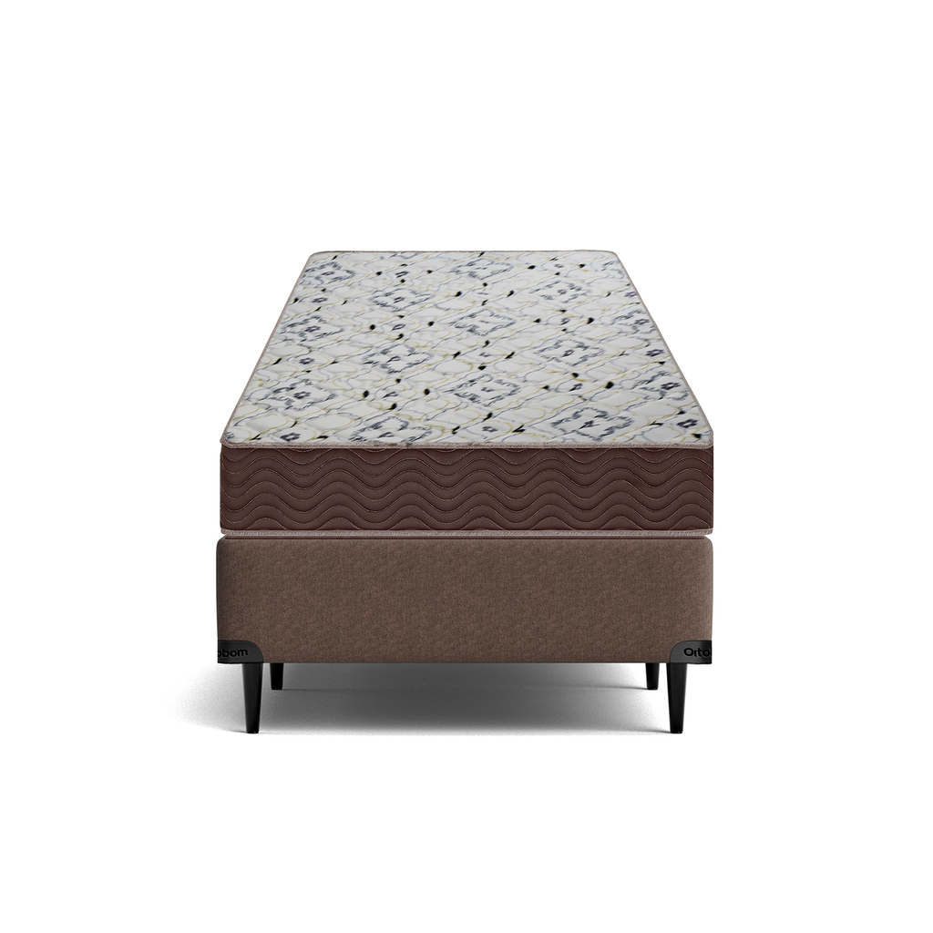 Cama box e Colchão ISO 150 D45 – Solteirão(108x198)-Ortobom