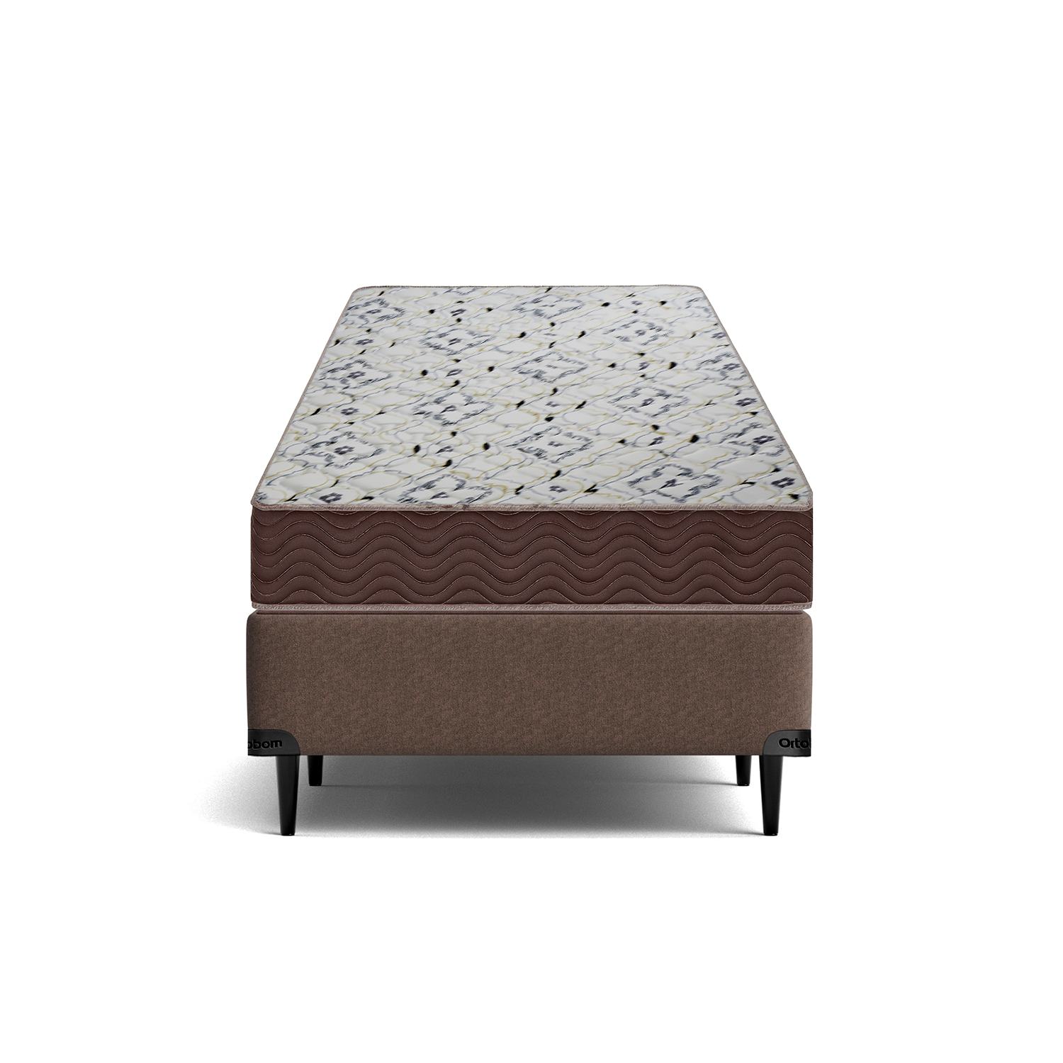 Cama box e Colchão ISO 150 D45 – Solteirão(108x198)-Ortobom