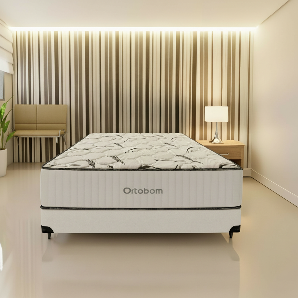 Cama Box Ortobom Highfoam Queen (158x198x64)