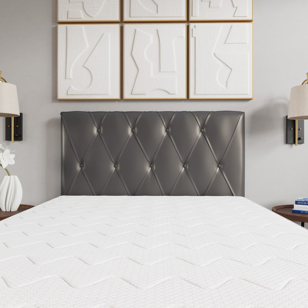 Cabeceira Murat Facto Cinza Casal (8x140x120) - Ortobom