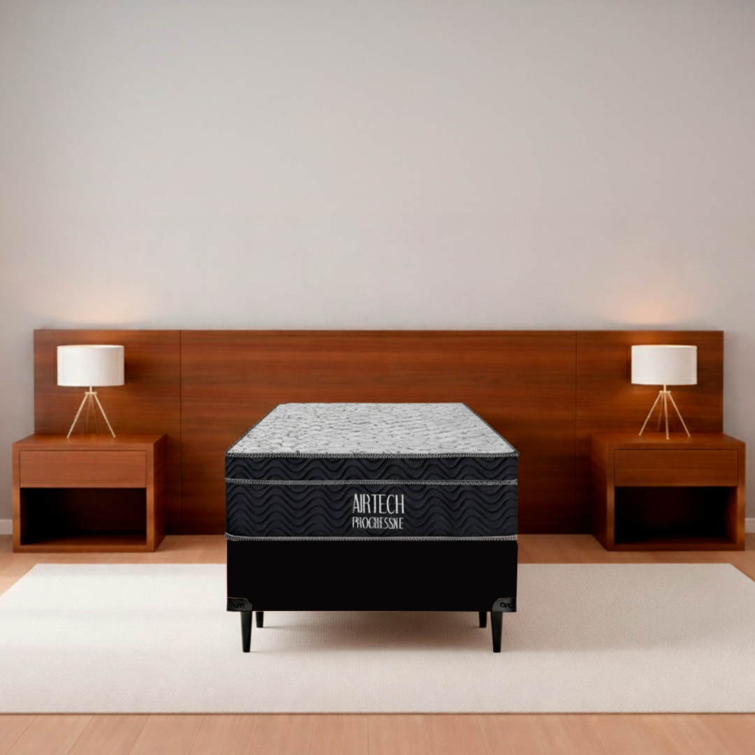 Cama Box Ortobom Airtech Progressive Solteiro (88x188x65)