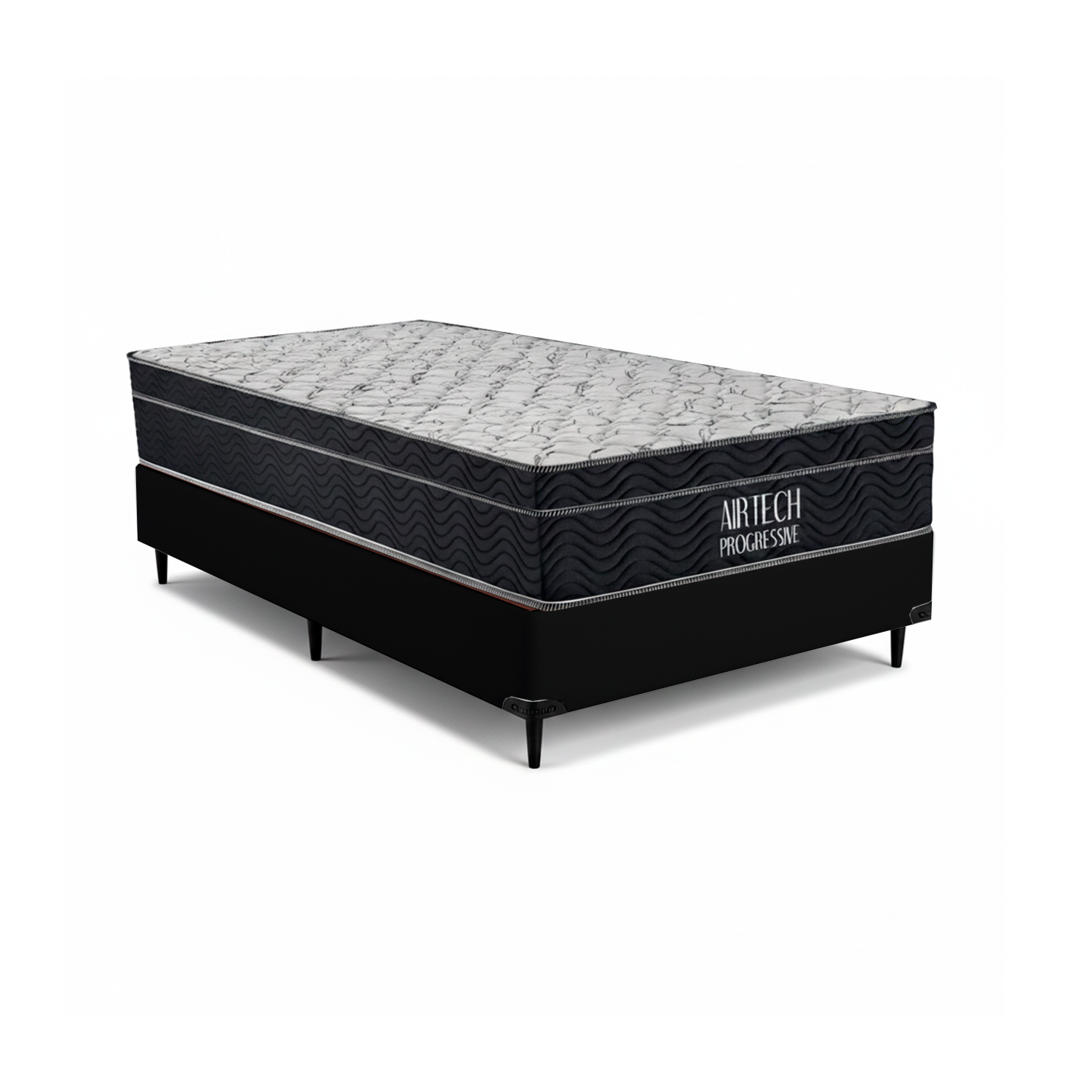 Cama Box Ortobom Airtech Progressive Solteiro (88x188x65)