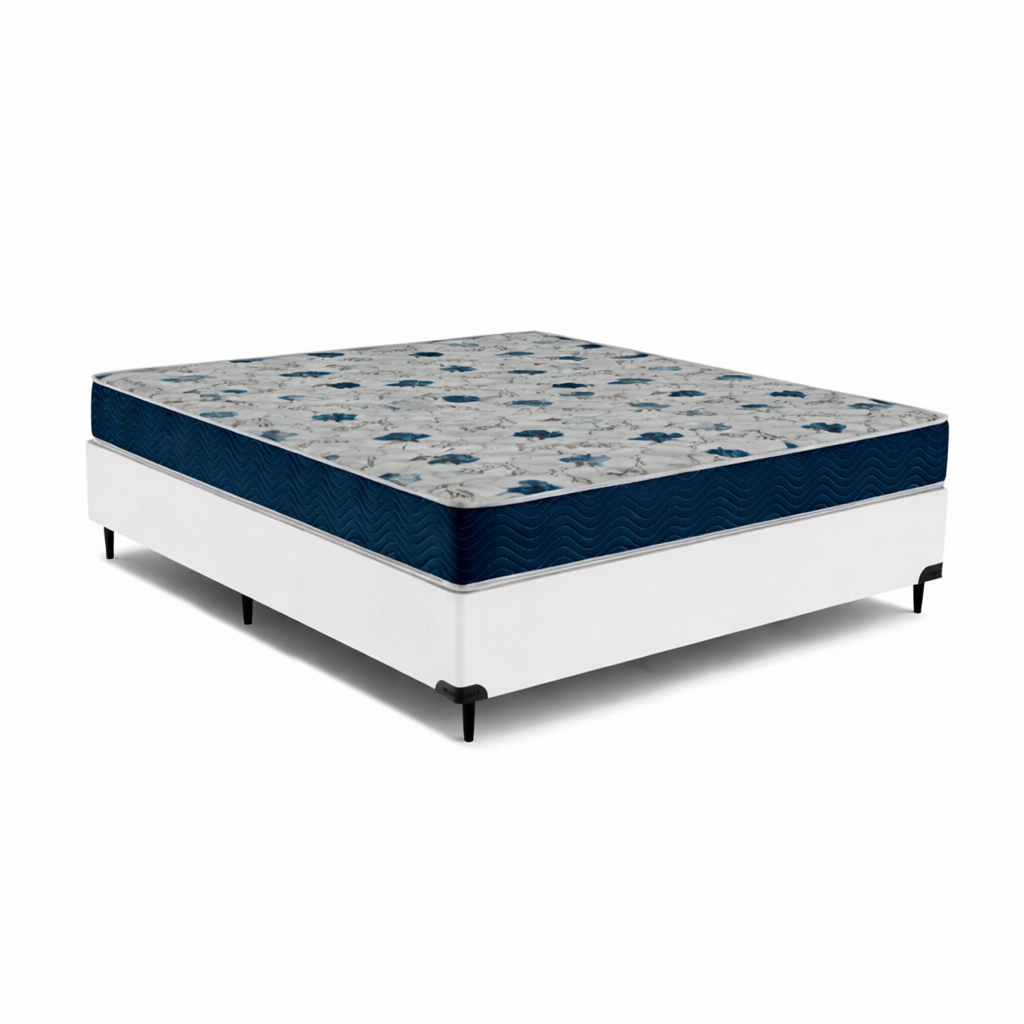 Cama box e Colchão ISO 60 D28 – Viúva(128x188)-Ortobom