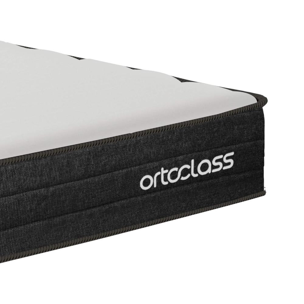 Cama Box e Colchão Poli D45 - Viúva (128x188)- Ortoclass