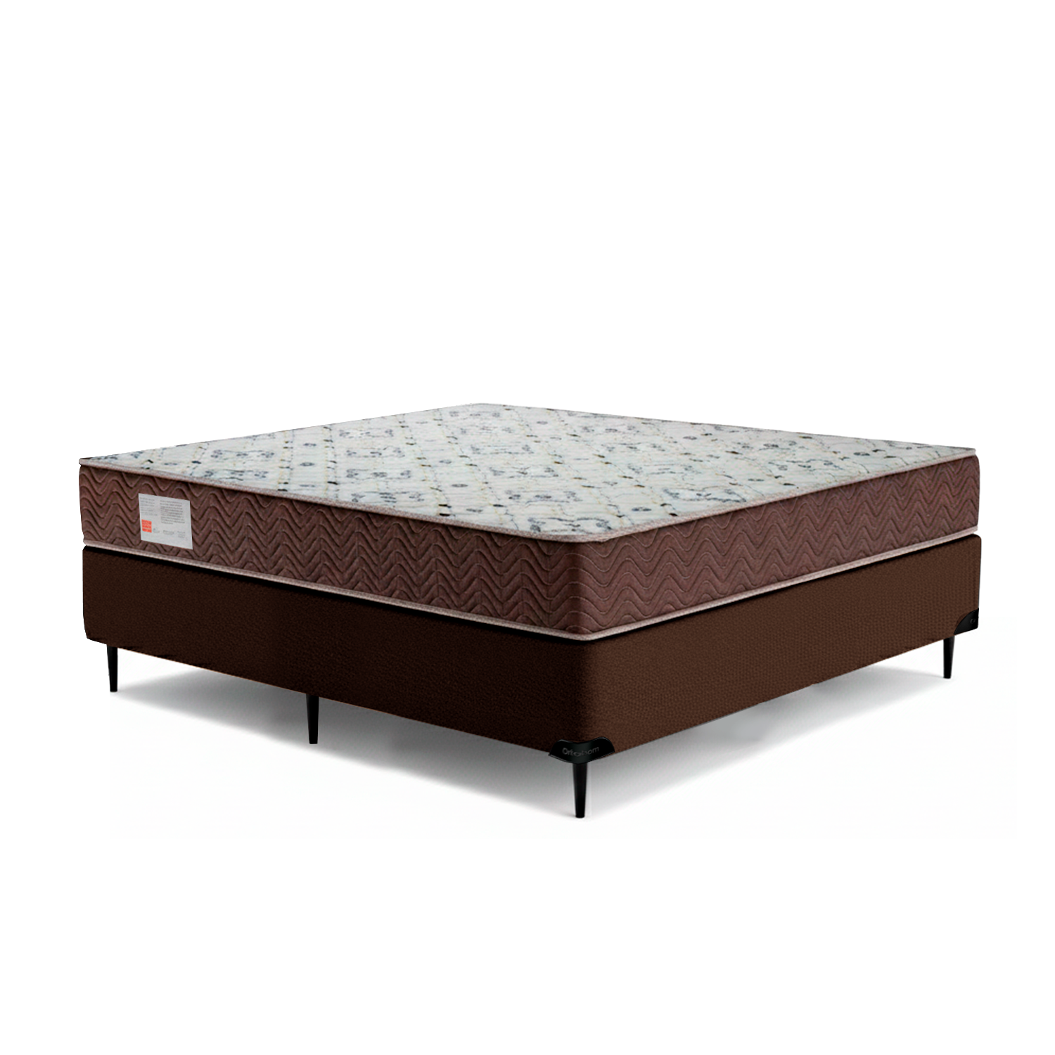 Cama box e Colchão ISO 150 D45 – Casal(138x188)-Ortobom