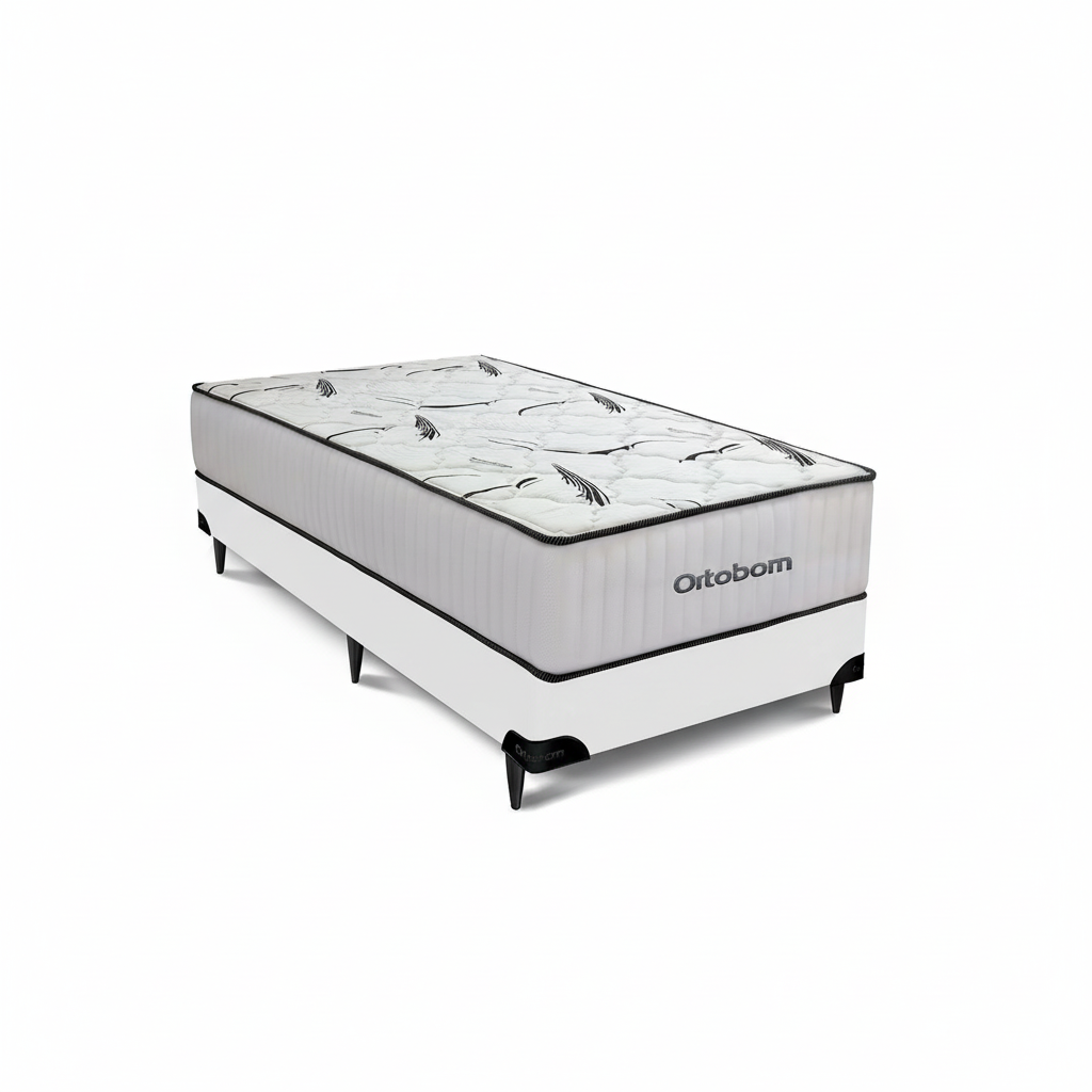 Cama Box Ortobom Highfoam Solteiro (88x188x64)