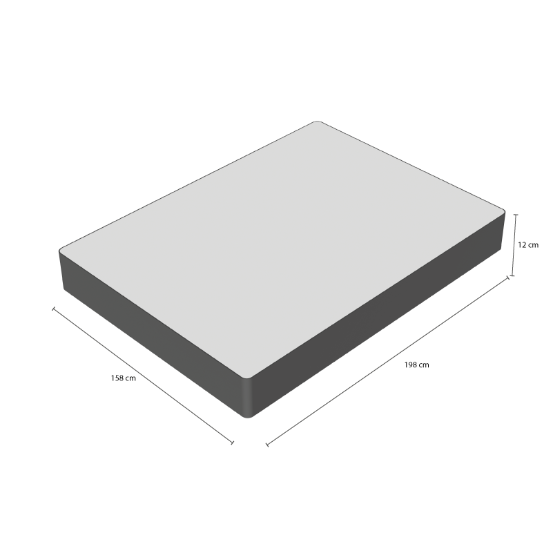 Colchão Ortoclass D23 – Queen Size (158x198x12)