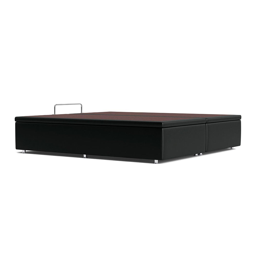Base Baú Preto Super King (193x203x39) - Ortobom