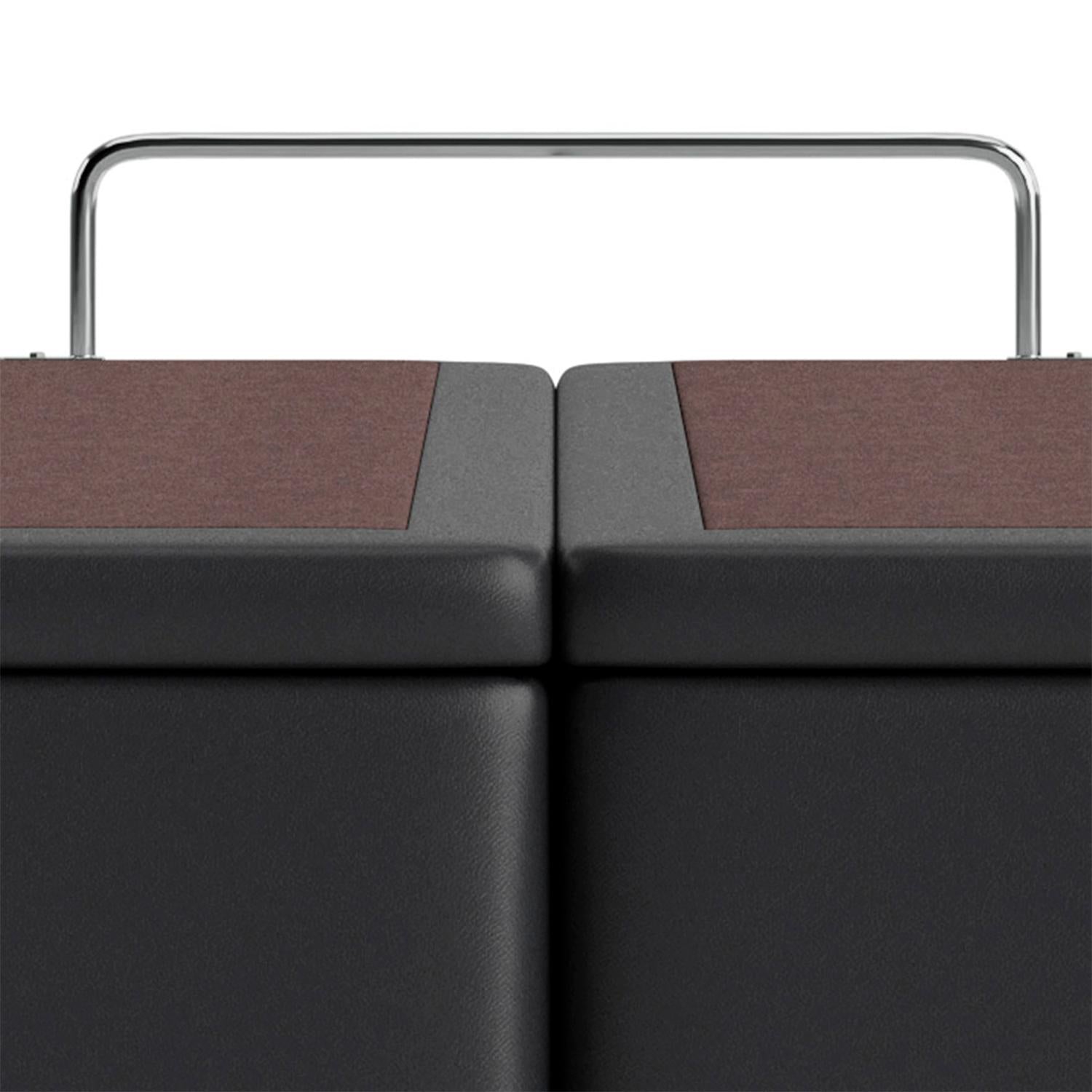 Base Baú Cinza Super King (193x203x39) - Ortobom