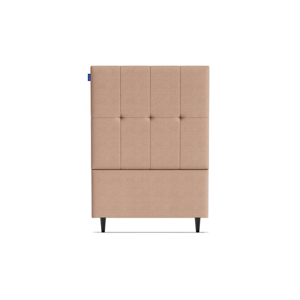 Cabeceira Piave Veluto Bege Solteiro (8x90x120) - Ortobom