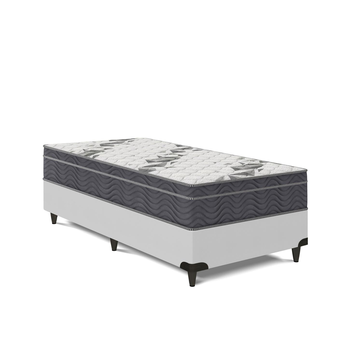 Cama Box e Colchão Airtech 100 D33 Solt (78x188)-Ortobom