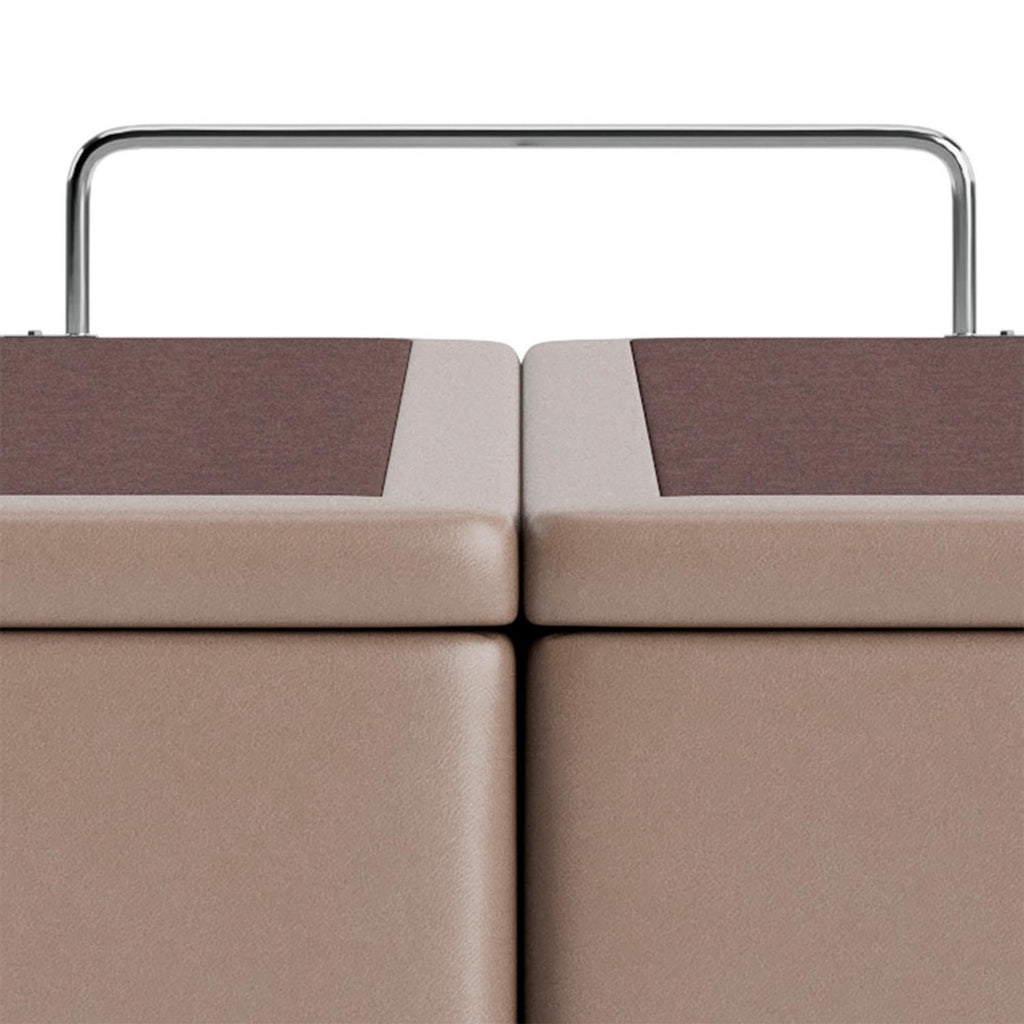 Base Baú Bege Super King (193x203x39) - Ortobom
