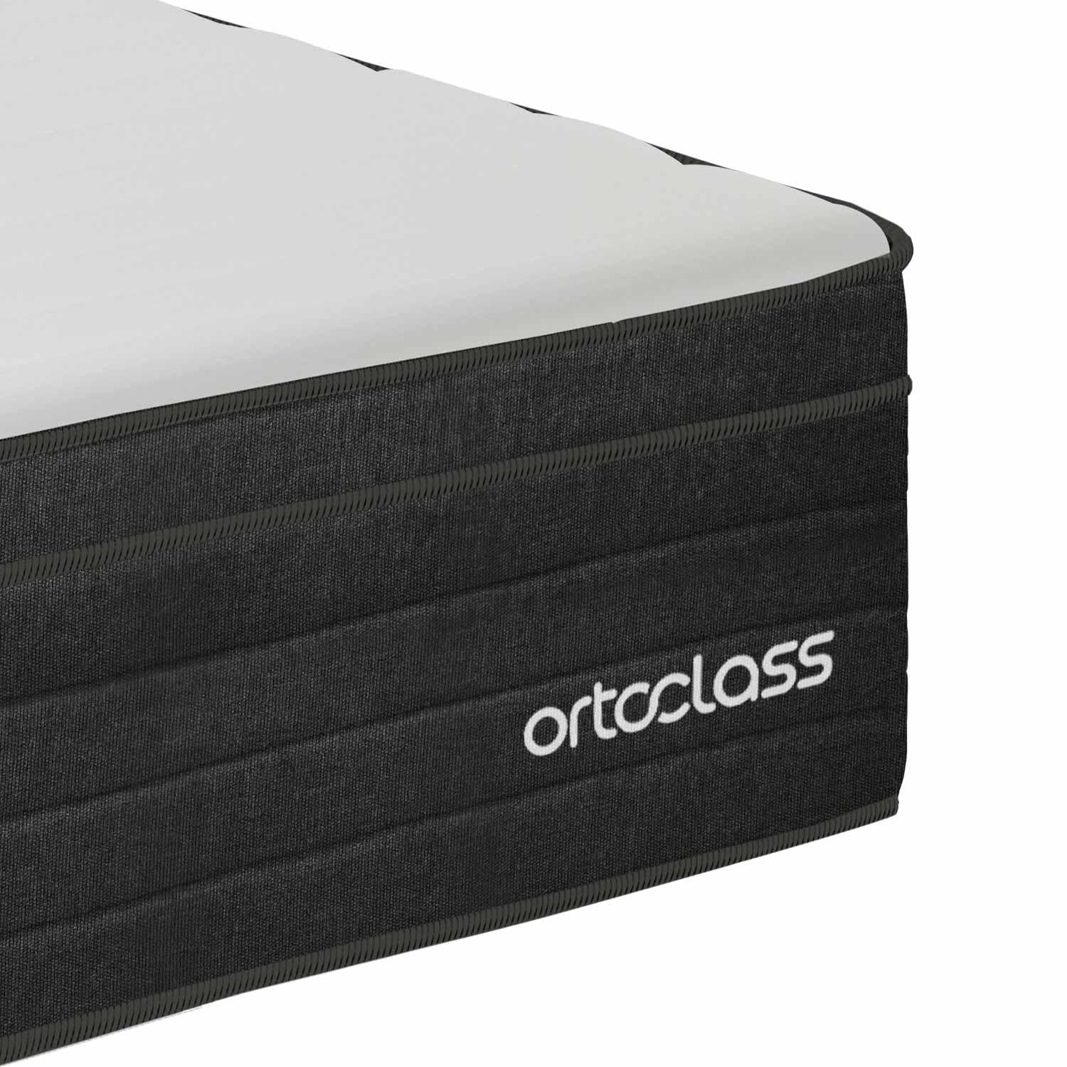 Cama Box e Colchão Poli Pillow D45-Casal (138x188)-Ortoclass