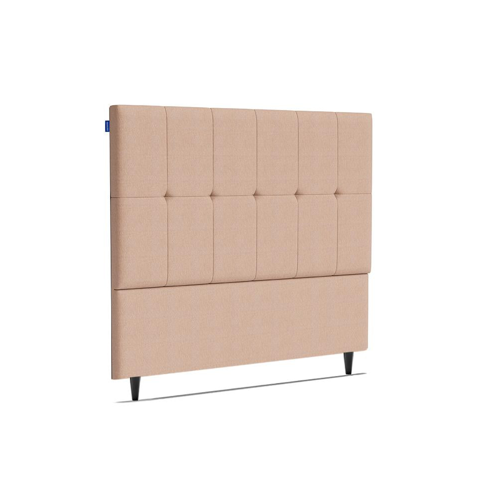 Cabeceira Piave Veluto Bege Casal (8x140x120) - Ortobom