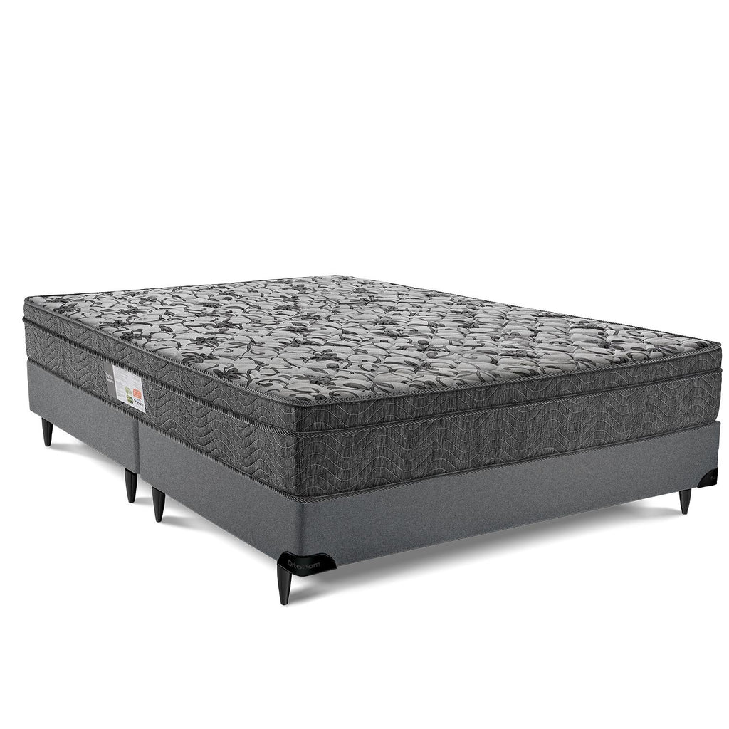 Cama Box e colchão Physical Nanolastic - Queen(158x198x59) - Ortobom