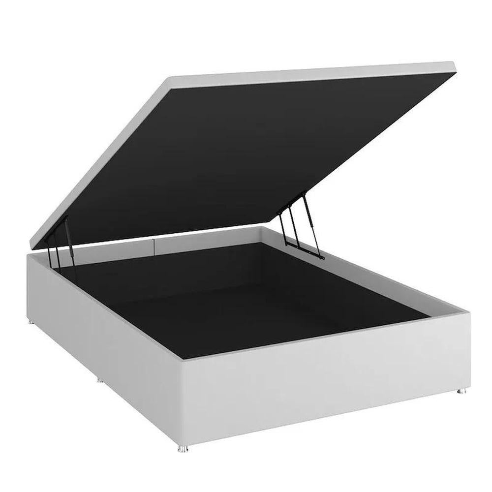 Cama Baú e Poli Ortopillow D45 Casal  (138x188) Ortobom