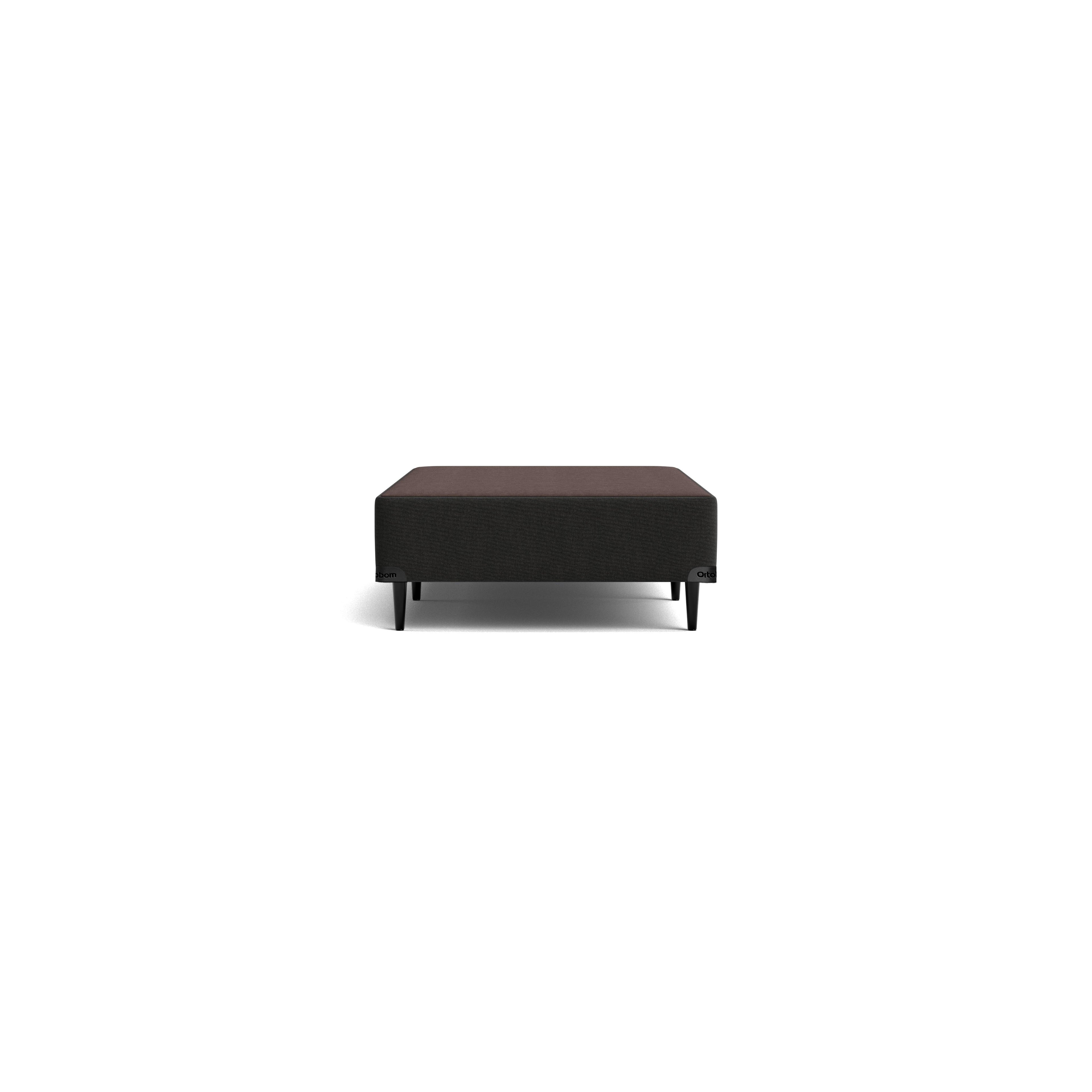 Base Sommier Linho Cinza Solteiro (88x188x23) - Ortobom