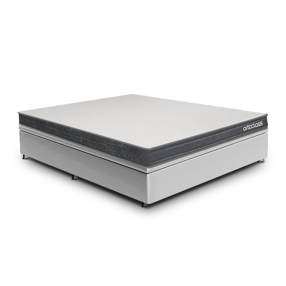 Cama Baú e Ortoclass D23 Casal  (138x188) Ortobom