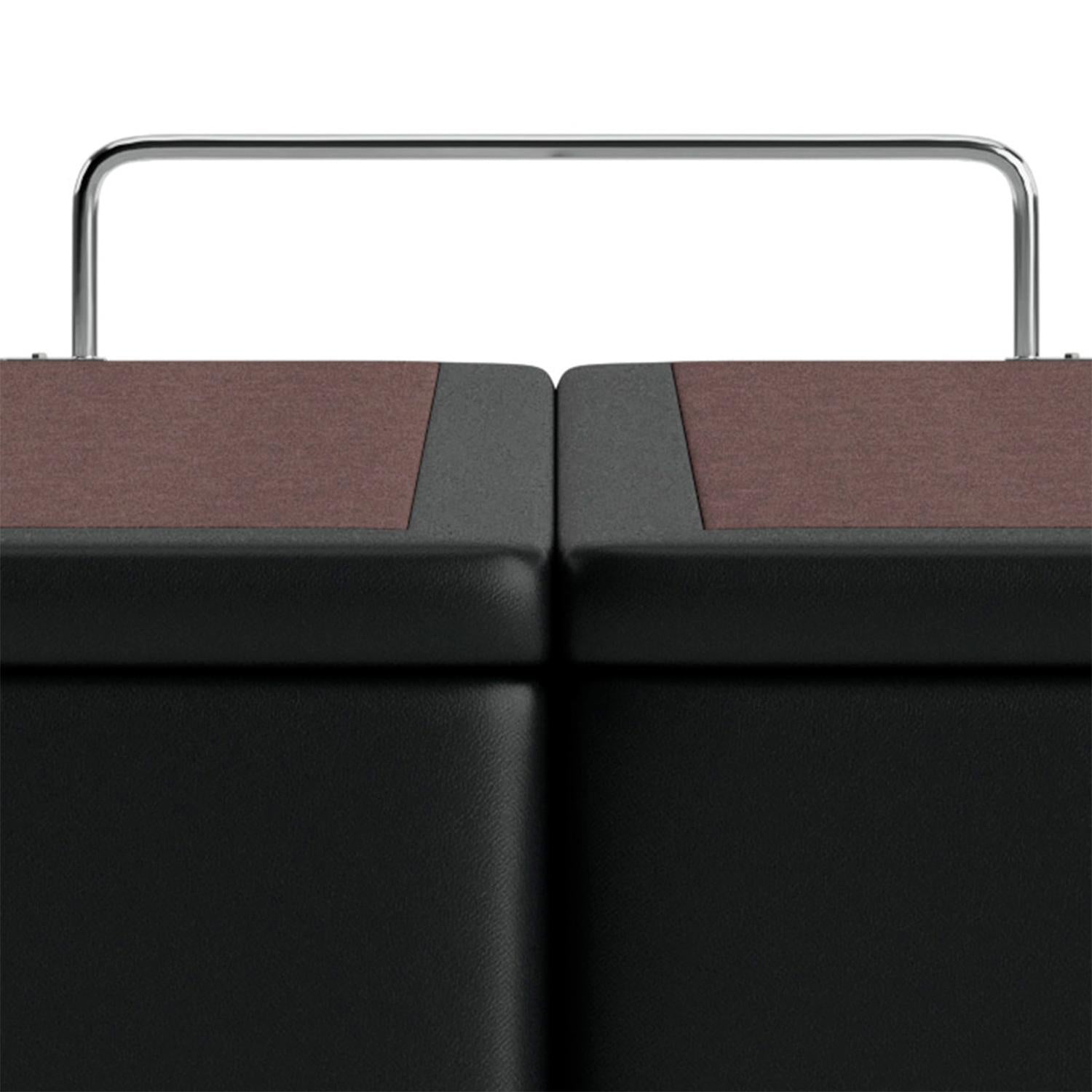 Base Baú Physical Preto Queen (158x198x39) - Ortobom