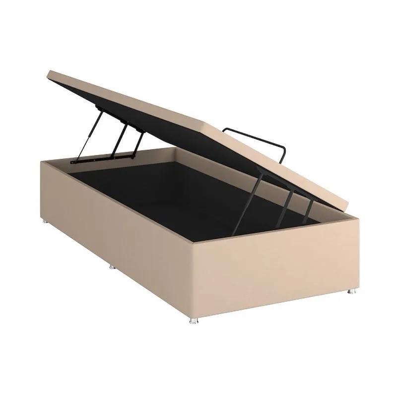 Cama Baú e Airtech Molas Ensacadas Solteiro (88x188)-Ortobom