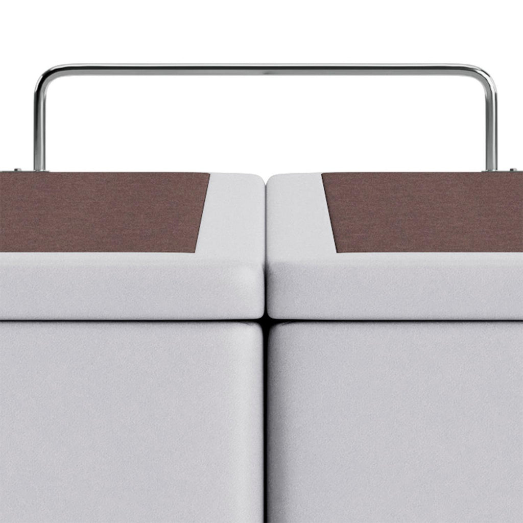 Base Baú Branco Super King (193x203x39) - Ortobom