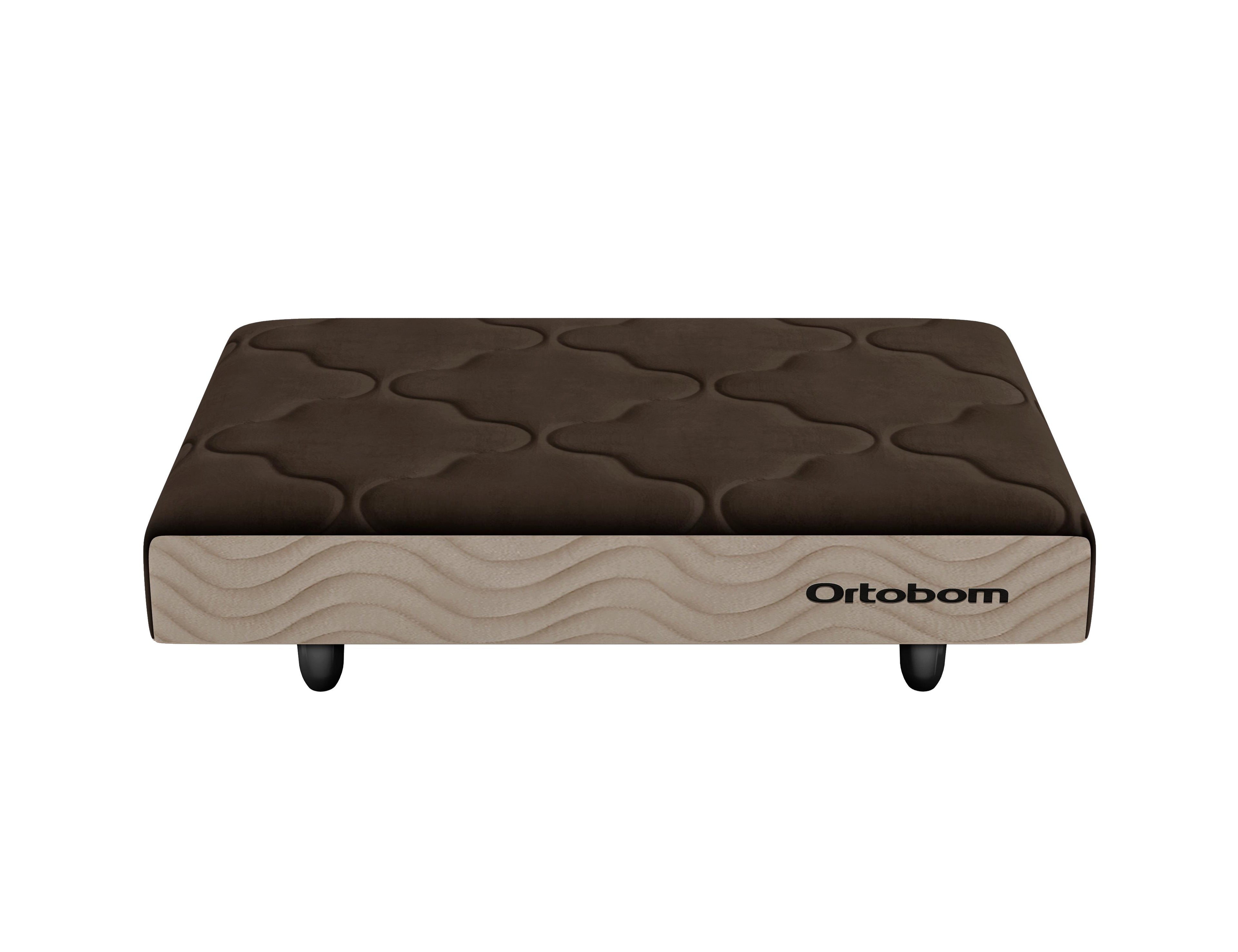 Mini Base Pet Camurça Bege/Marrom(13X100X80)