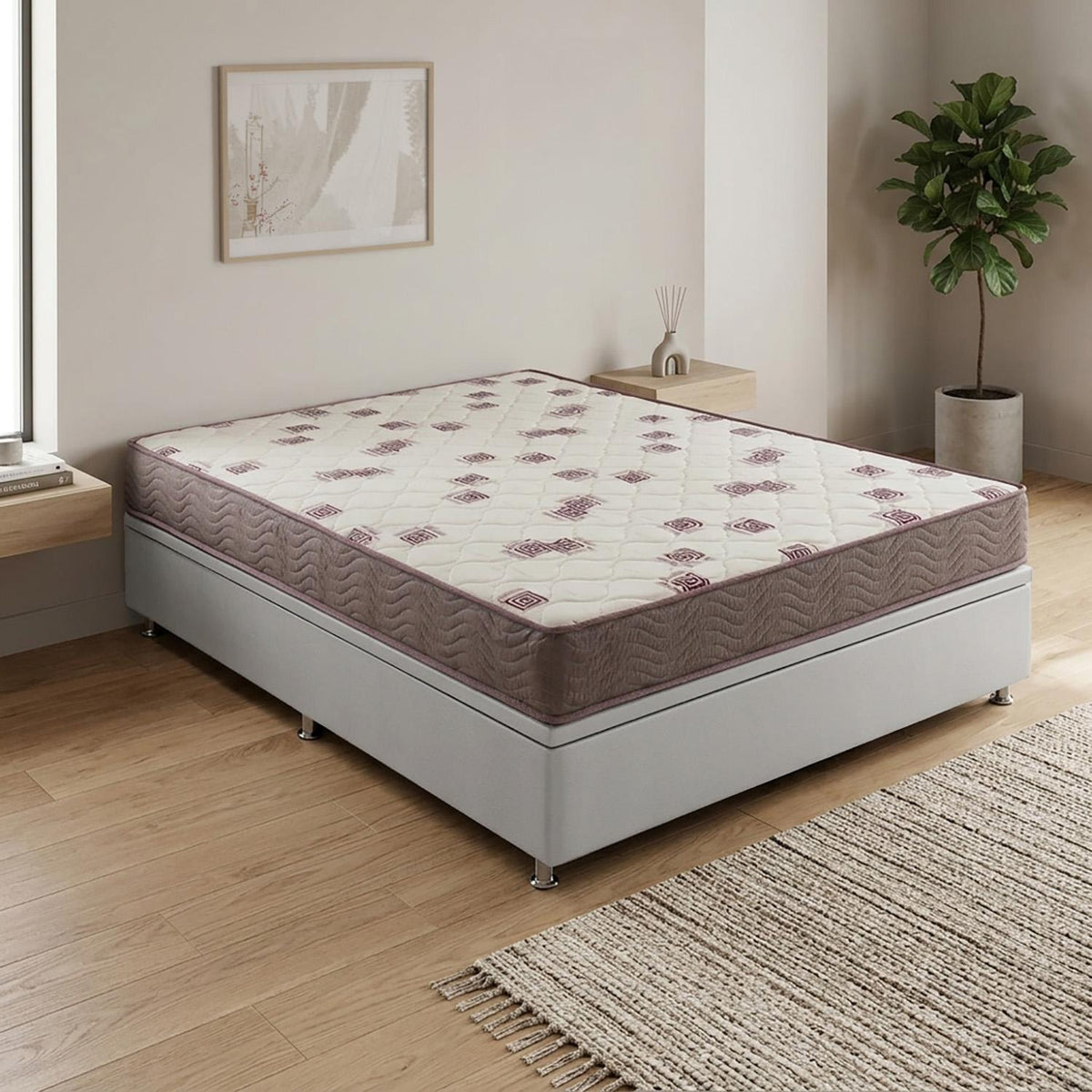 Cama Baú e Light D28 Casal Ortobom
