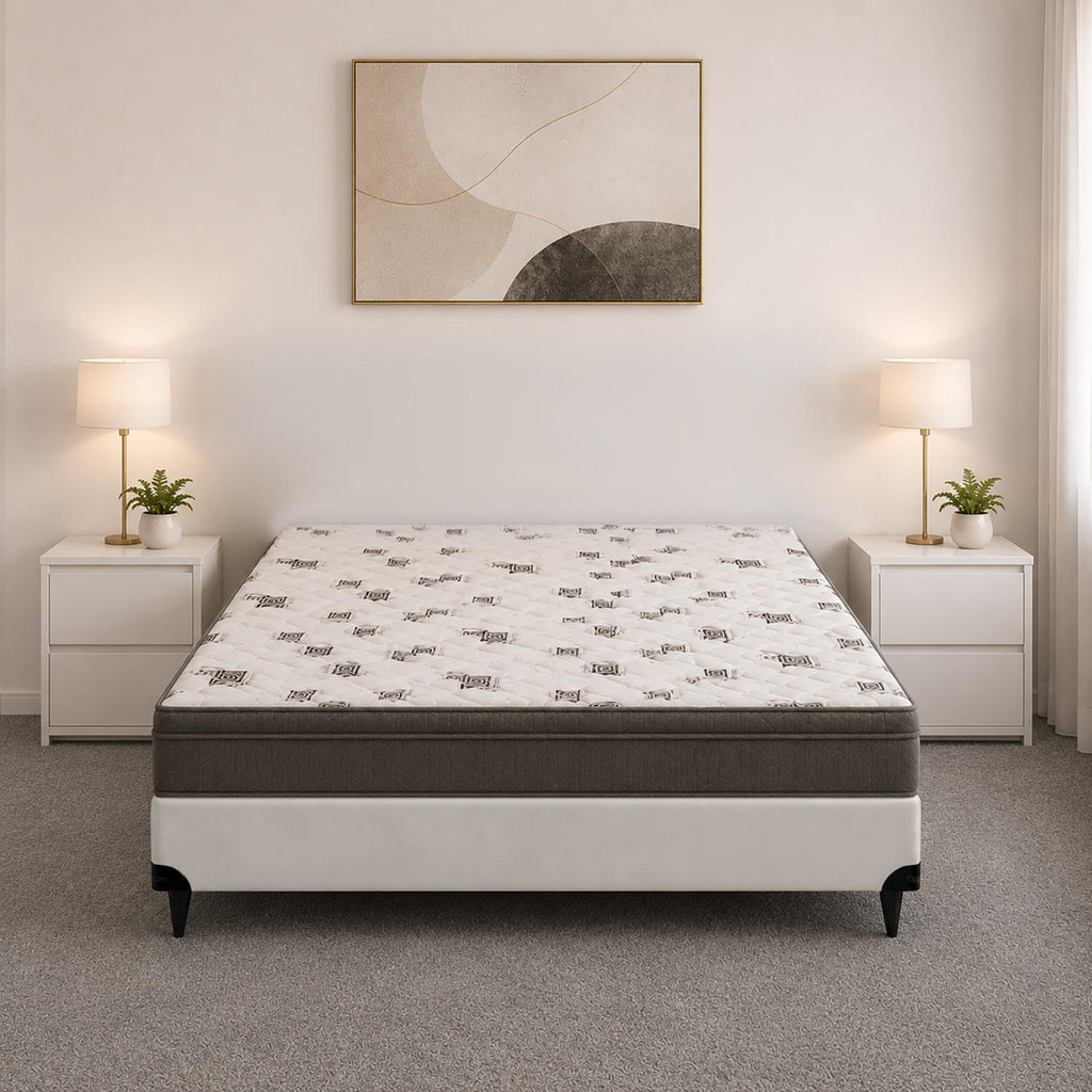 Cama  Box e Colchão Light D45 - Casal (138x188) - Ortobom