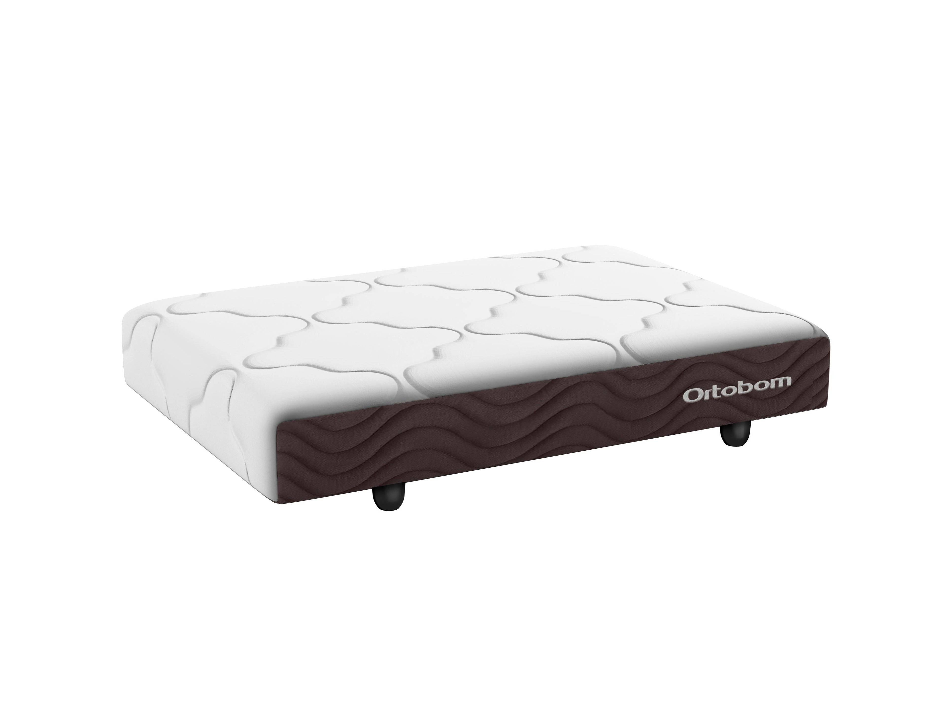 Mini Base Pet Camurça Branco/Marrom (13X65X45)