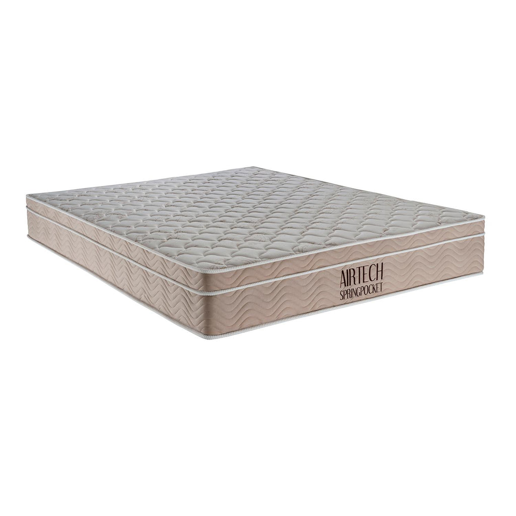 Cama  Box e Colchão Airtech Molas Ensacadas(193x203)-Ortobom