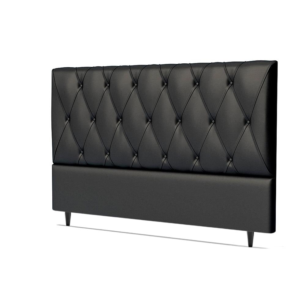 Cabeceira Murat Facto Preto Queen (8x160x120) - Ortobom