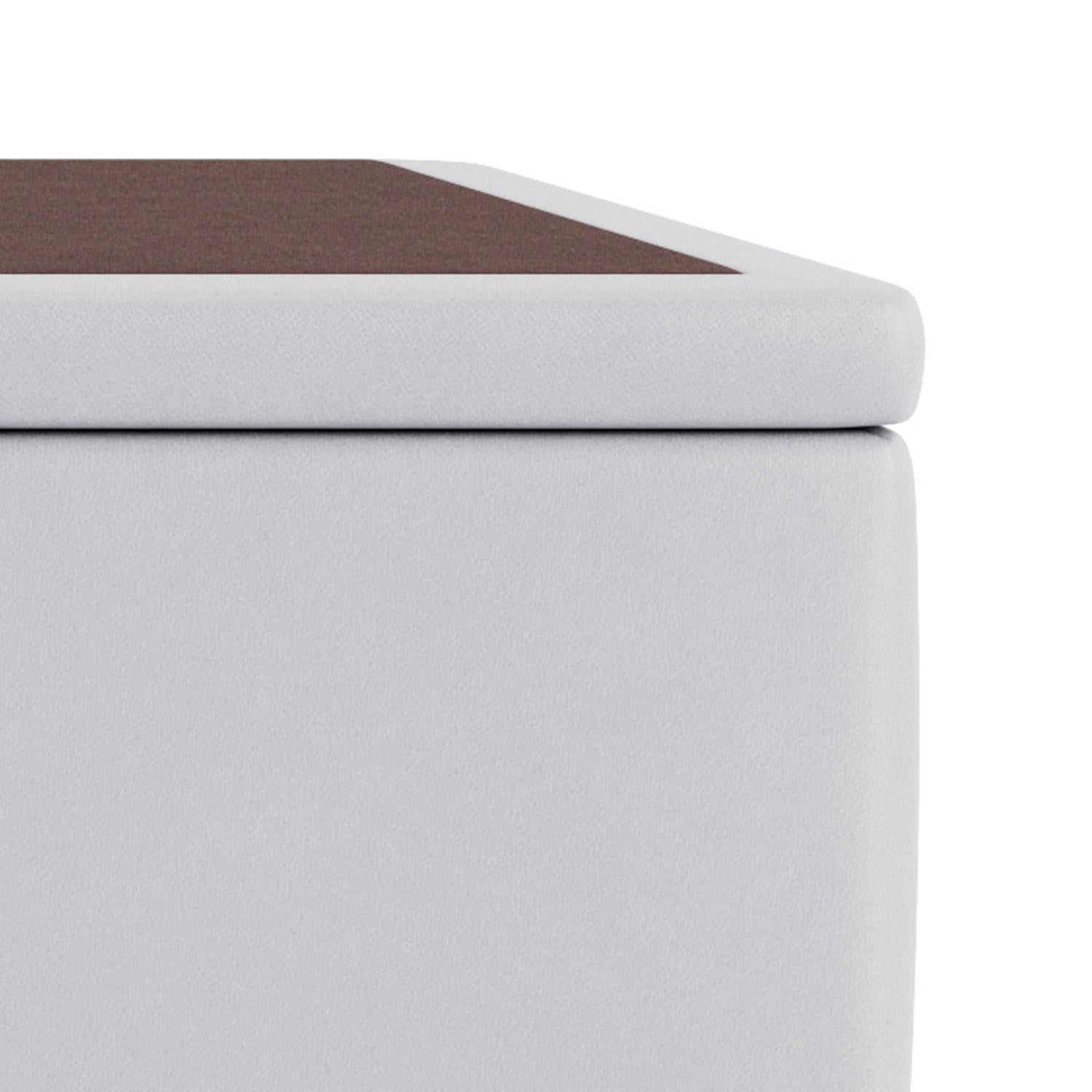 Base Baú Physical Branco Casal (138x188x39) - Ortobom