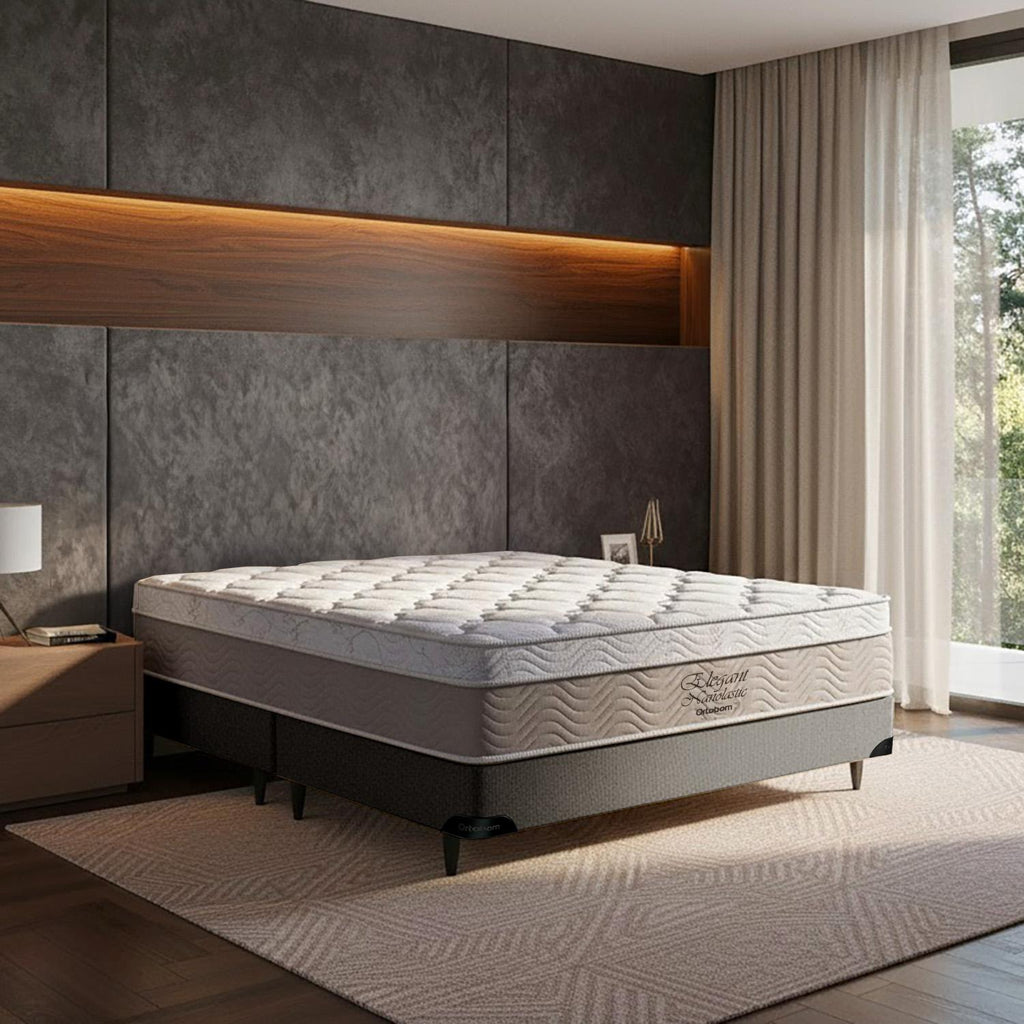Cama Box  Colchão Elegant Nano Super King (193x203)-Ortobom