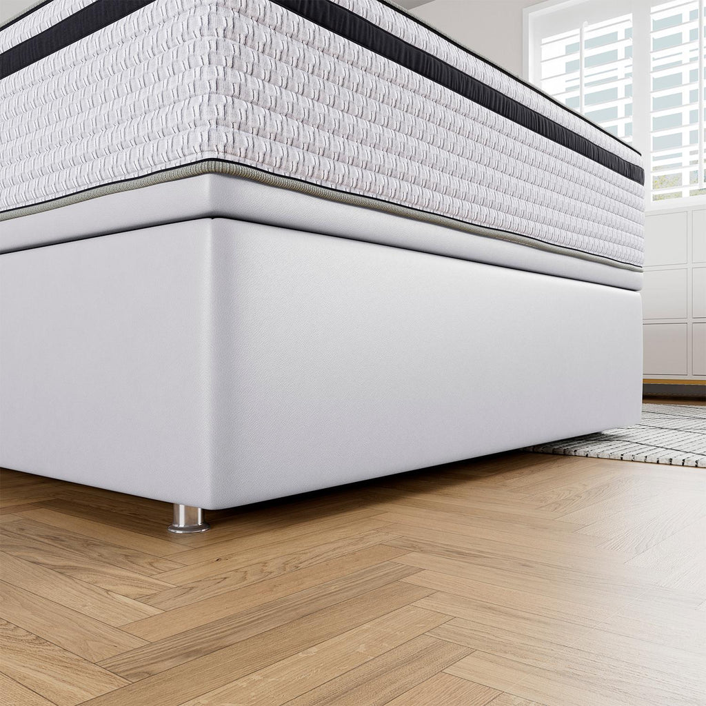 Base Baú Phy Branco Solteiro (88x188x39) - Ortobom