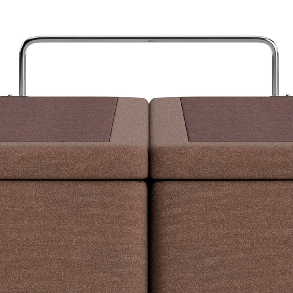 Base Baú Camurça Bege Super King (193x203x39) - Ortobom