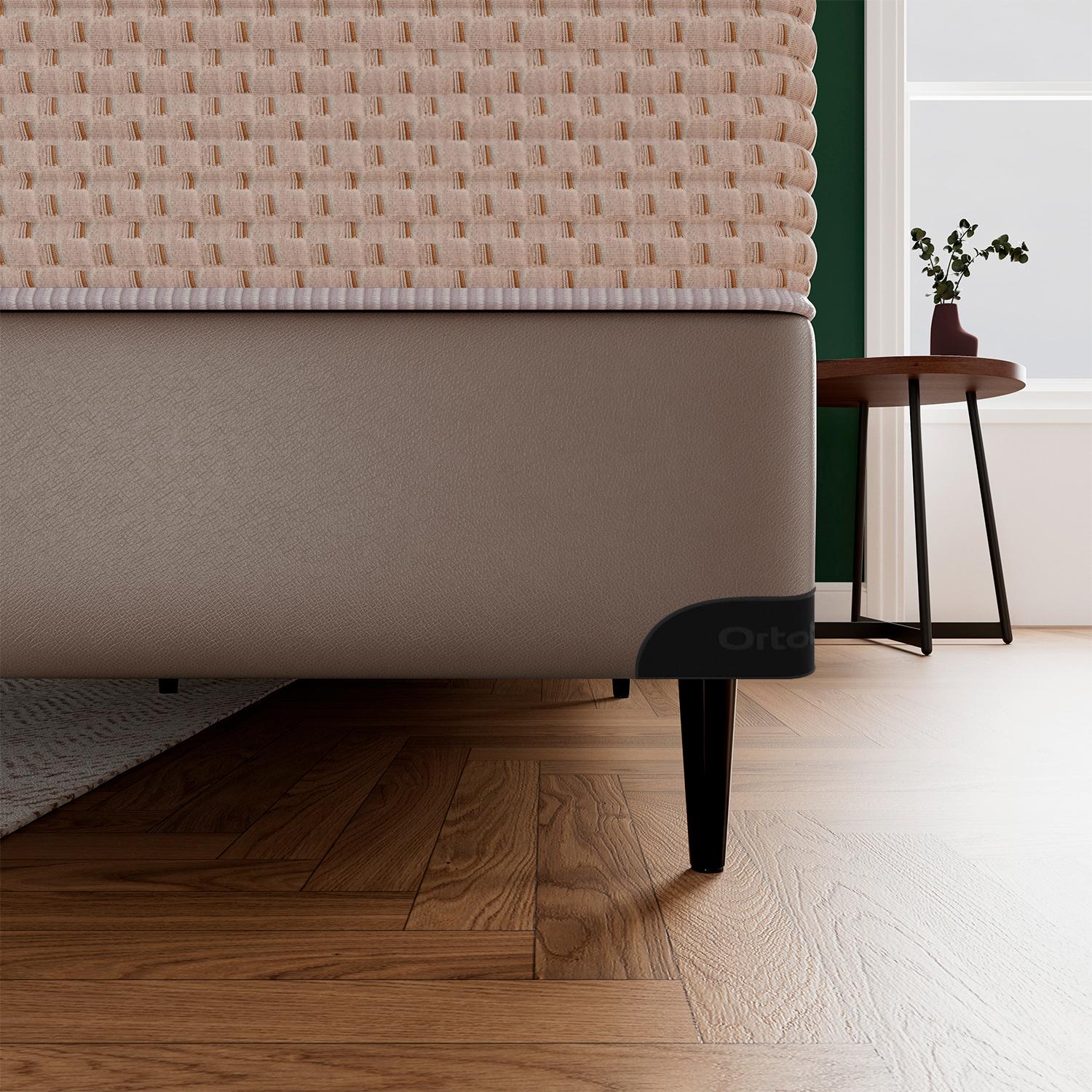 Base Sommier Bege Solteiro (78x188x23) - Ortobom