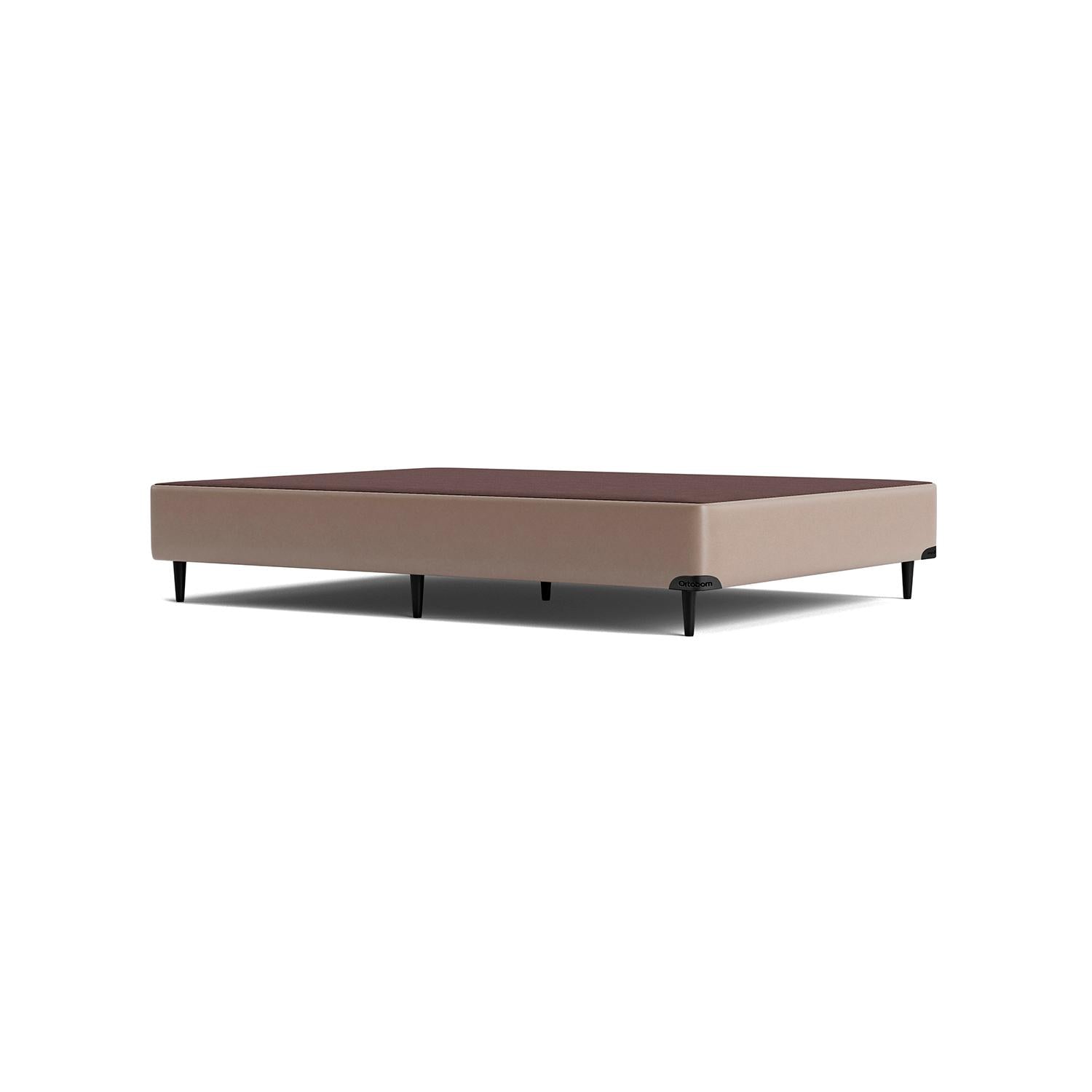 Base Sommier Corino Bege Viúva (128x188x23) - Ortobom