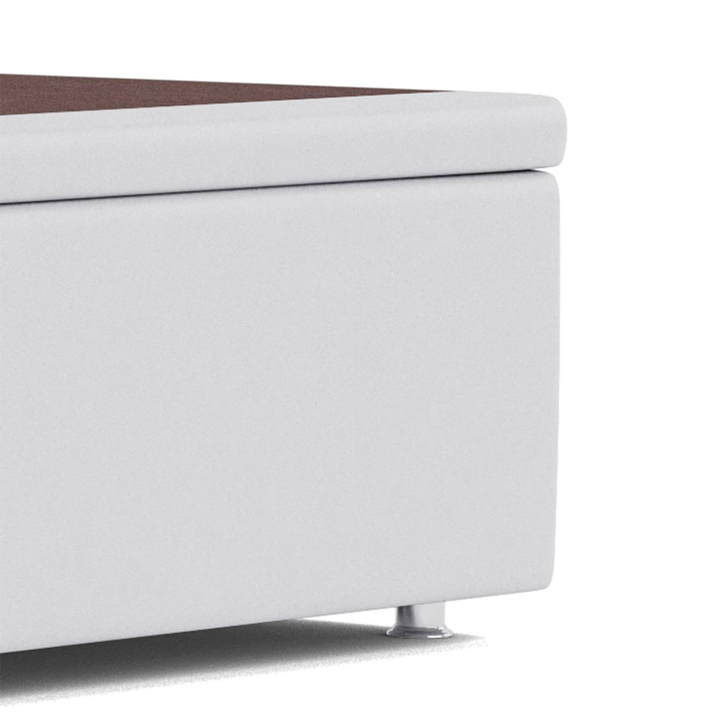 Base Baú Branco Super King (193x203x39) - Ortobom