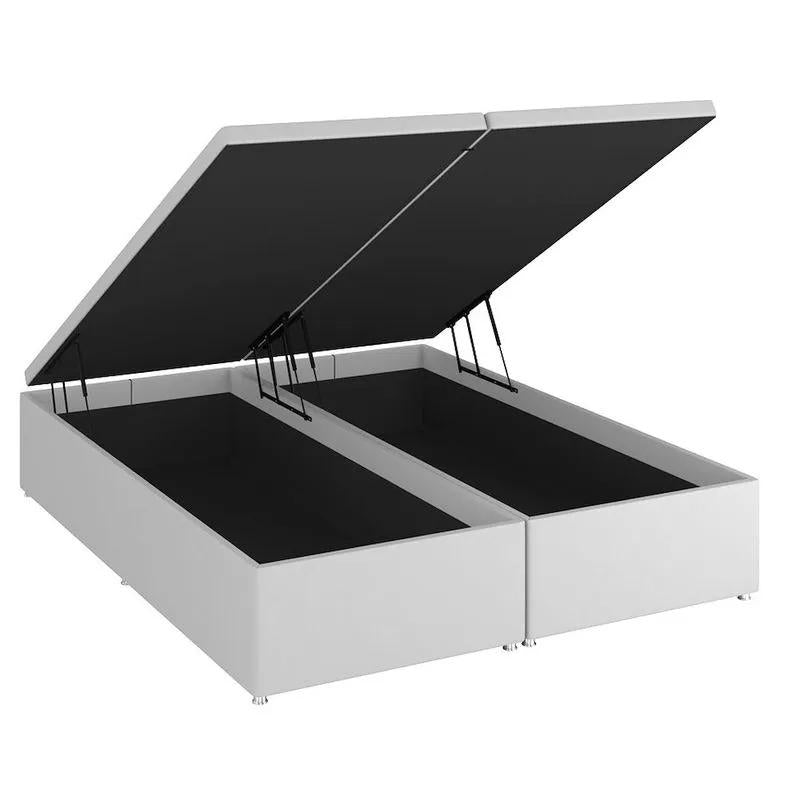 Base Baú Physical Branco Queen (158x198x39) - Ortobom