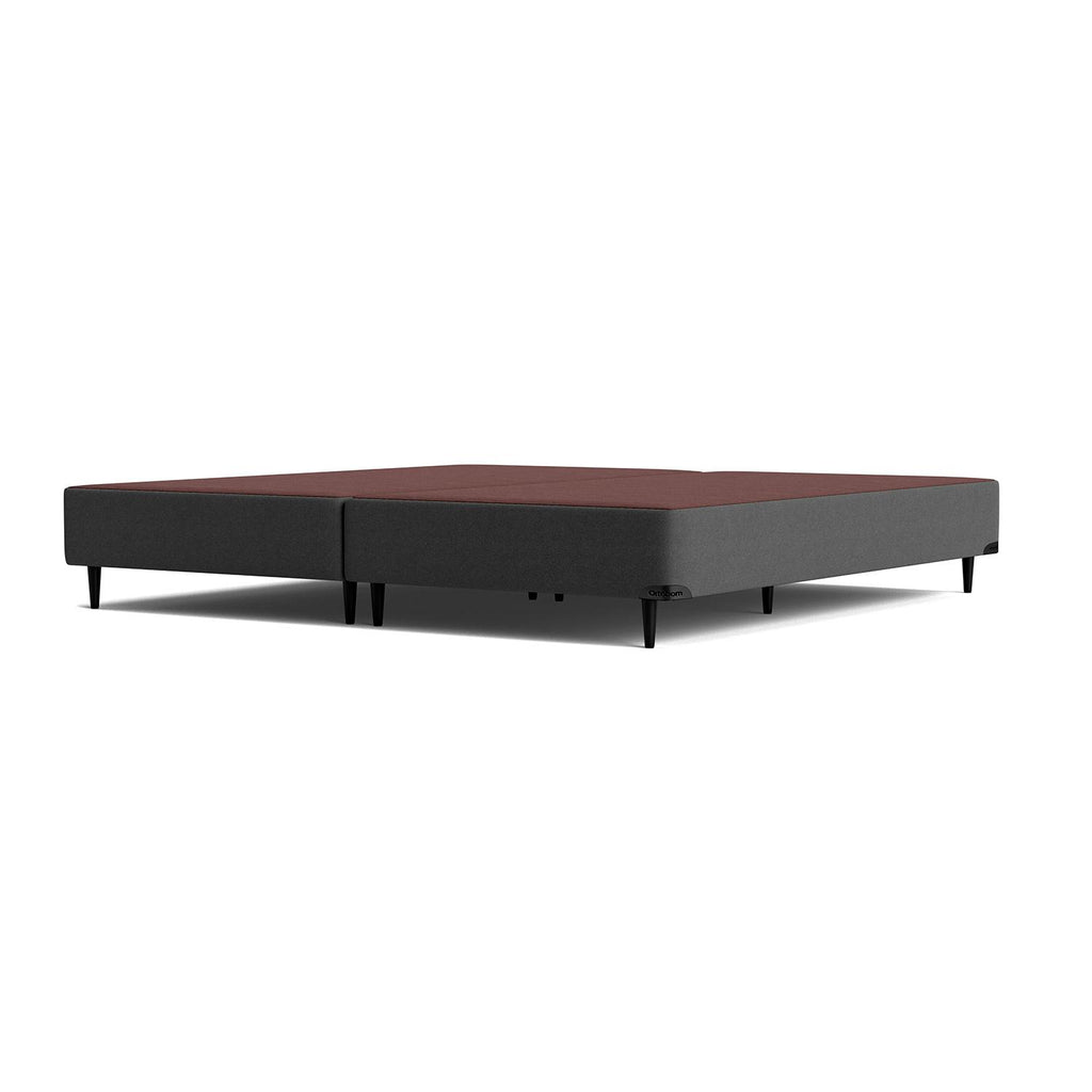 Base Sommier Camurça Cinza Queen (158x198x23) - Ortobom