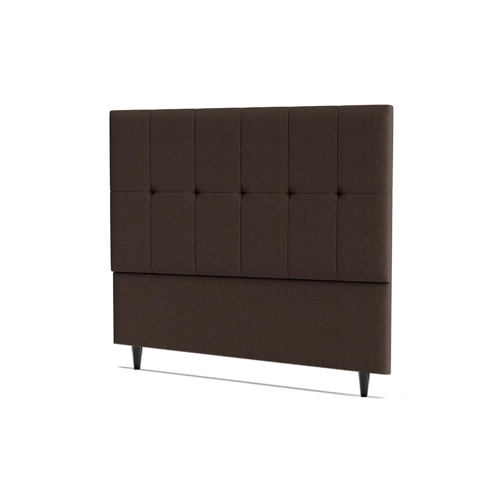 Cabeceira Piave Linho Marrom Casal (8x140x120) - Ortobom