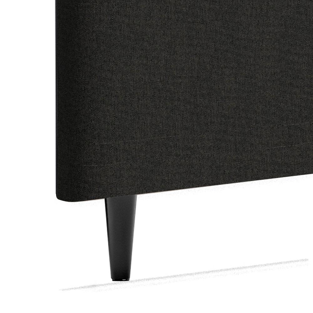 Cabeceira Piave Veluto Cinza Casal (8x140x120) - Ortobom