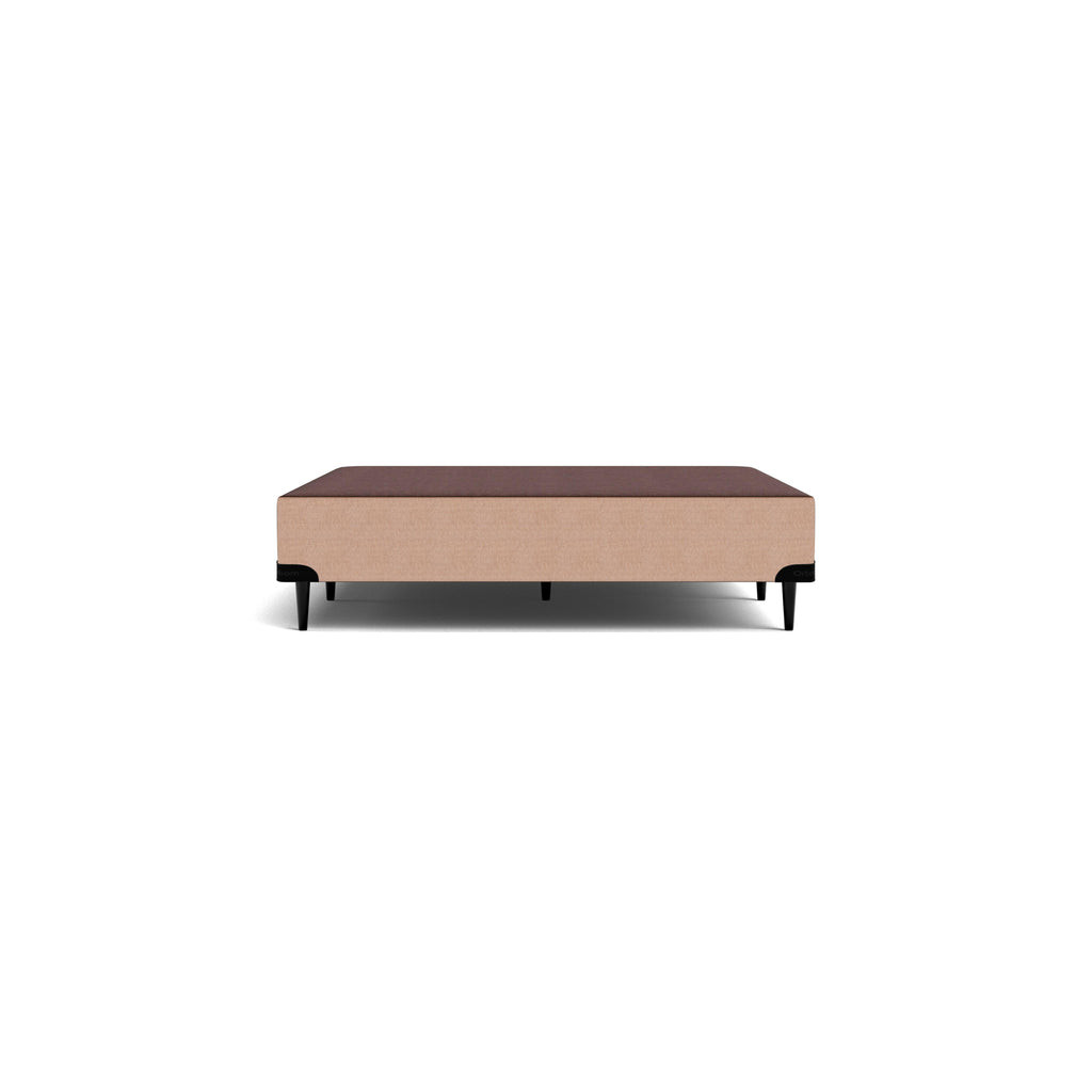 Base Sommier Linho Bege Casal (138x188x23) - Ortobom